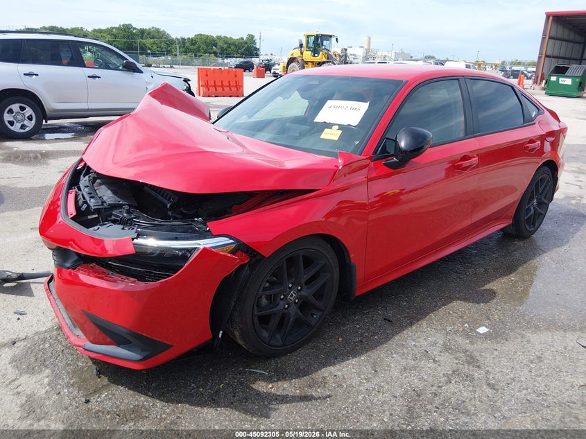 2023 Honda Civic VIN 2HGFE2F5XPH508056 IAAI salvage auction — RIGHT FRONT, Salvage (Missouri), sold $2,350 on 2026-07-28 (photo 2)