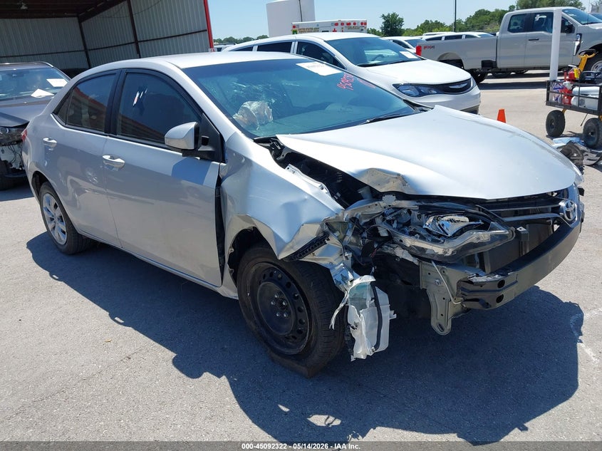2016 Toyota Corolla VIN 5YFBURHE7GP500612 IAAI salvage auction — FRONT END, Salvage (Texas), sold $2,250 on 2026-07-23 (photo 1)