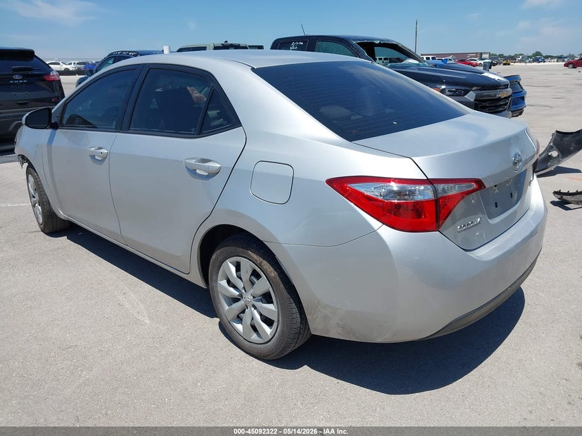 2016 Toyota Corolla VIN 5YFBURHE7GP500612 IAAI salvage auction — FRONT END, Salvage (Texas), sold $2,250 on 2026-07-23 (photo 3)