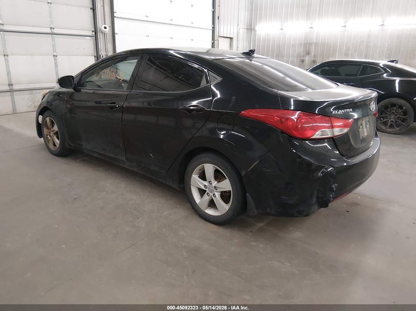 2013 Hyundai Elantra VIN KMHDH4AEXDU936102 IAAI salvage auction — NORMAL WEAR, Salvage (Montana), sold $425 on 2026-07-07 (photo 3)