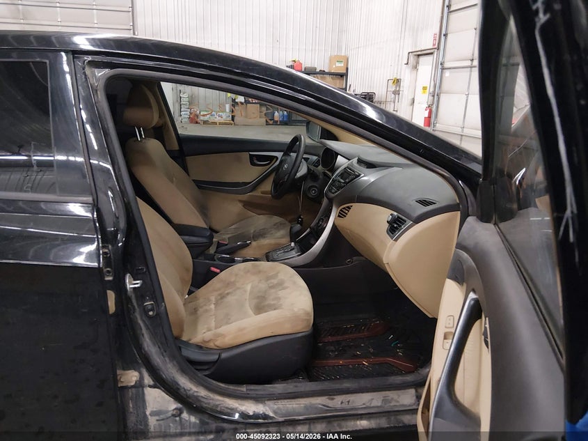 2013 Hyundai Elantra VIN KMHDH4AEXDU936102 IAAI salvage auction — NORMAL WEAR, Salvage (Montana), sold $425 on 2026-07-07 (photo 5)