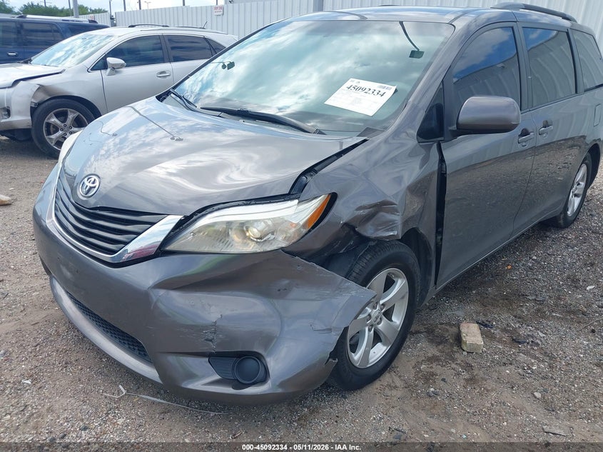 2011 Toyota Sienna VIN 5TDKK3DC1BS153365 IAAI salvage auction — LEFT FRONT, Salvage (New Mexico), sold $4,050 on 2026-07-09 (photo 6)