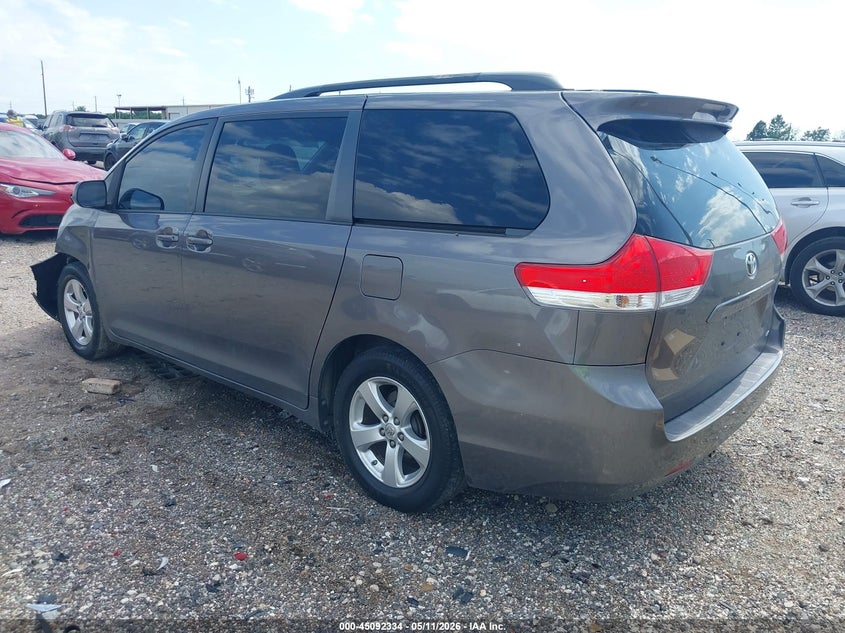 2011 Toyota Sienna VIN 5TDKK3DC1BS153365 IAAI salvage auction — LEFT FRONT, Salvage (New Mexico), sold $4,050 on 2026-07-09 (photo 3)