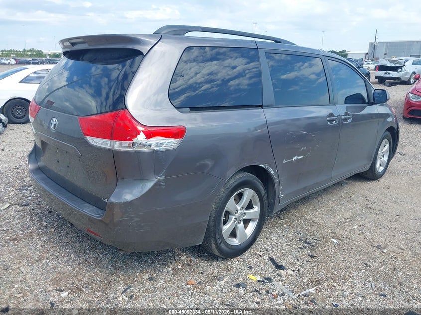 2011 Toyota Sienna VIN 5TDKK3DC1BS153365 IAAI salvage auction — LEFT FRONT, Salvage (New Mexico), sold $4,050 on 2026-07-09 (photo 4)