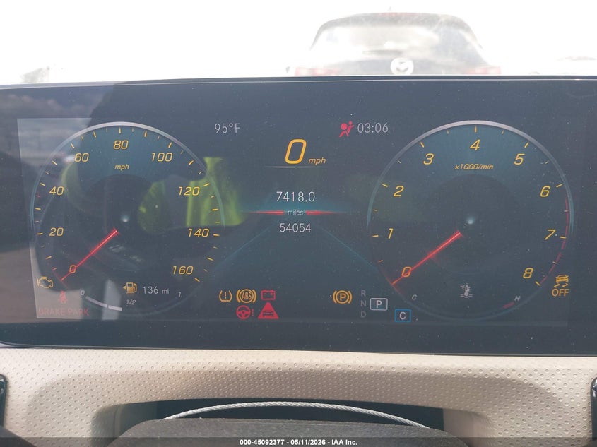 2021 Mercedes-benz Cla-klasse VIN W1K5J4GB6MN238256 IAAI salvage auction — FRONT END, Original (Texas), sold $10,300 on 2026-08-21 (photo 7)
