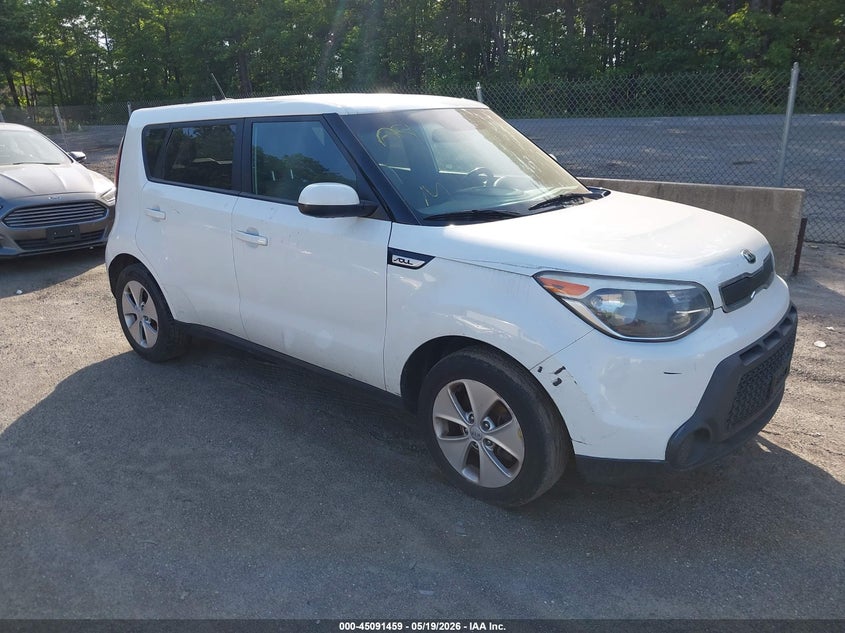 2015 Kia Soul VIN KNDJN2A22F7138530 IAAI salvage auction — NORMAL WEAR, Clear (Montana), sold $225 on 2026-07-22 (photo 1)