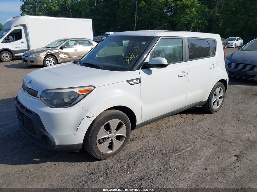 2015 Kia Soul VIN KNDJN2A22F7138530 IAAI salvage auction — NORMAL WEAR, Clear (Montana), sold $225 on 2026-07-22 (photo 2)