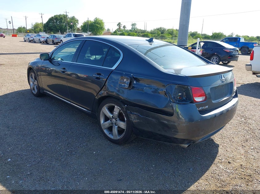 2007 Lexus Gs VIN JTHBE96S870023297 IAAI salvage auction — LEFT SIDE, Original (Texas), sold $25 on 2026-07-28 (photo 3)