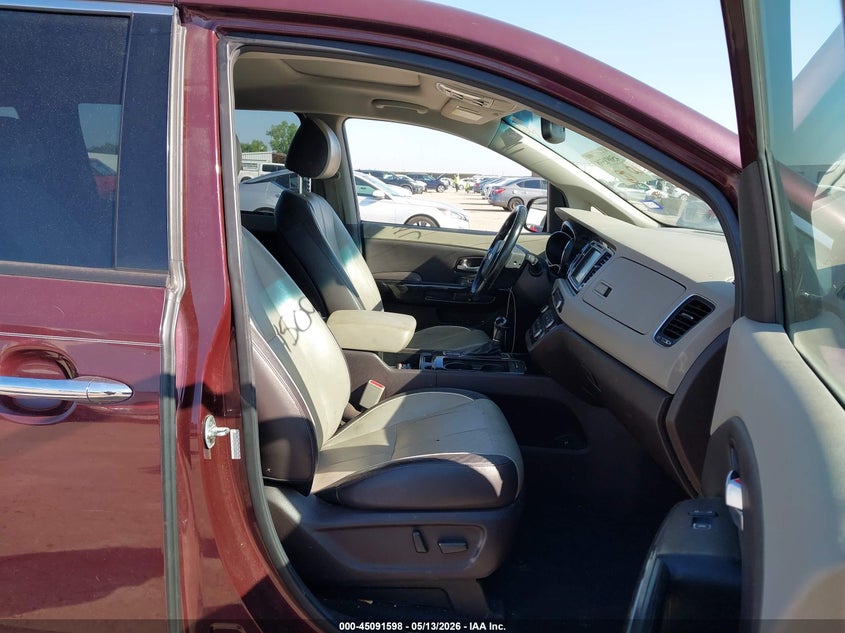 2015 Kia SEDONA VIN KNDME5C1XF6034909 IAAI salvage auction — HAIL, Original (Texas), sold $4,025 on 2026-07-29 (photo 5)
