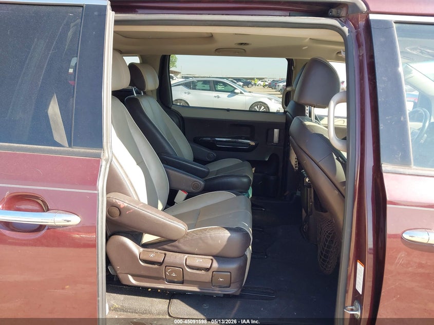 2015 Kia SEDONA VIN KNDME5C1XF6034909 IAAI salvage auction — HAIL, Original (Texas), sold $4,025 on 2026-07-29 (photo 8)