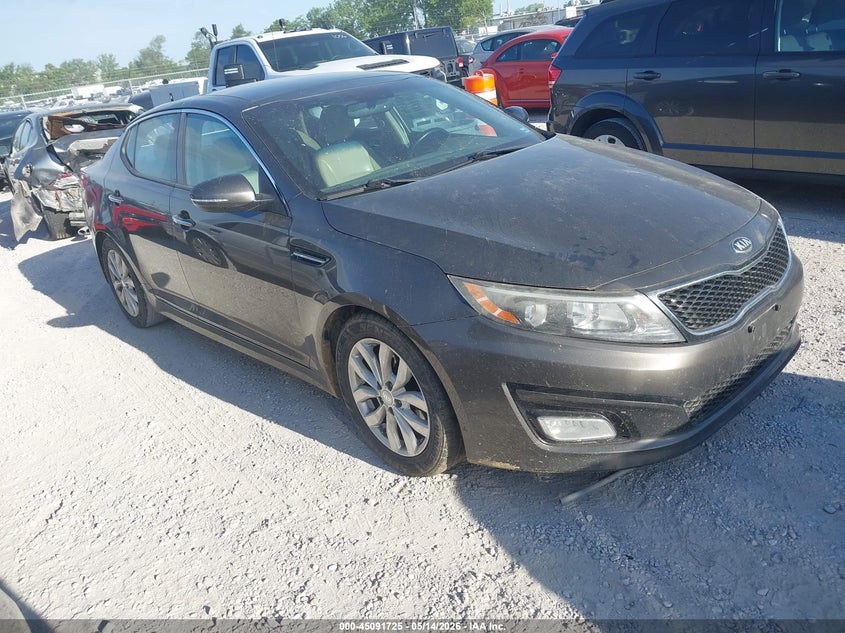 2014 Kia Optima VIN 5XXGN4A71EG295618 IAAI salvage auction — HAIL, Salvage (Missouri), sold $550 on 2026-07-06 (photo 1)