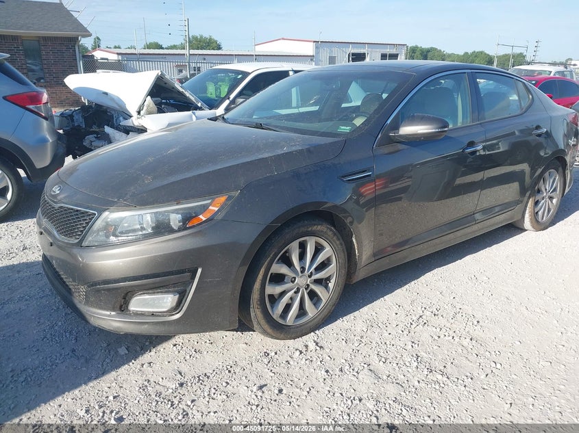 2014 Kia Optima VIN 5XXGN4A71EG295618 IAAI salvage auction — HAIL, Salvage (Missouri), sold $550 on 2026-07-06 (photo 2)