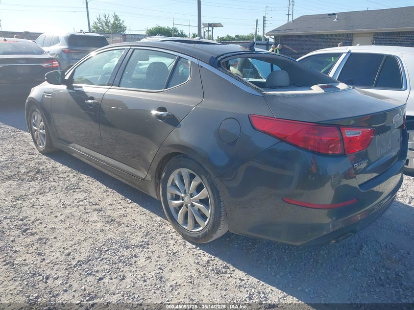2014 Kia Optima VIN 5XXGN4A71EG295618 IAAI salvage auction — HAIL, Salvage (Missouri), sold $550 on 2026-07-06 (photo 3)