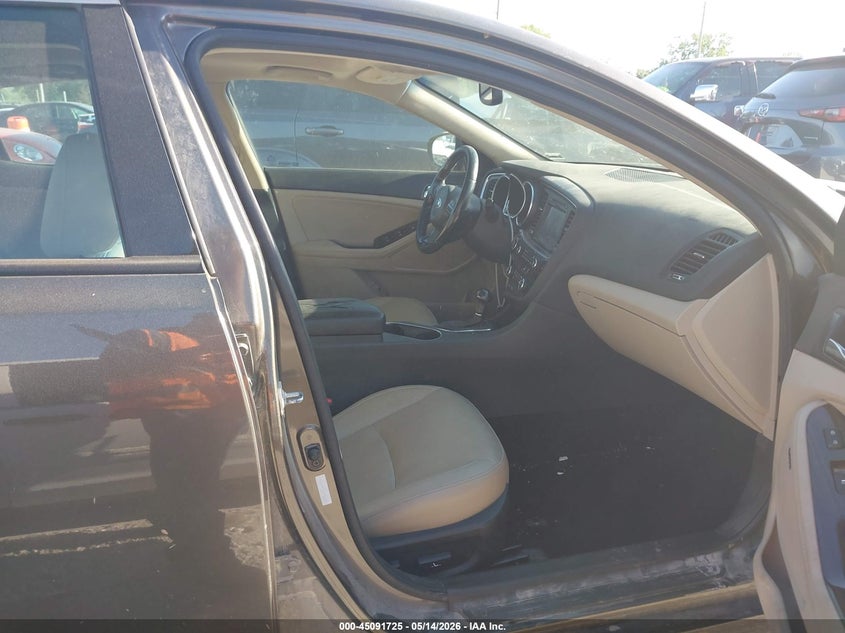 2014 Kia Optima VIN 5XXGN4A71EG295618 IAAI salvage auction — HAIL, Salvage (Missouri), sold $550 on 2026-07-06 (photo 5)