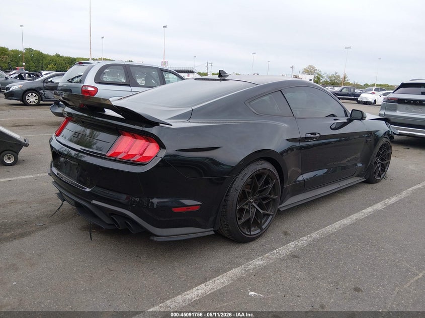 2021 Ford Mustang VIN 1FA6P8CF7M5111373 IAAI salvage auction — RIGHT FRONT, Salvage (New Jersey), sold $15,000 on 2026-07-30 (photo 4)