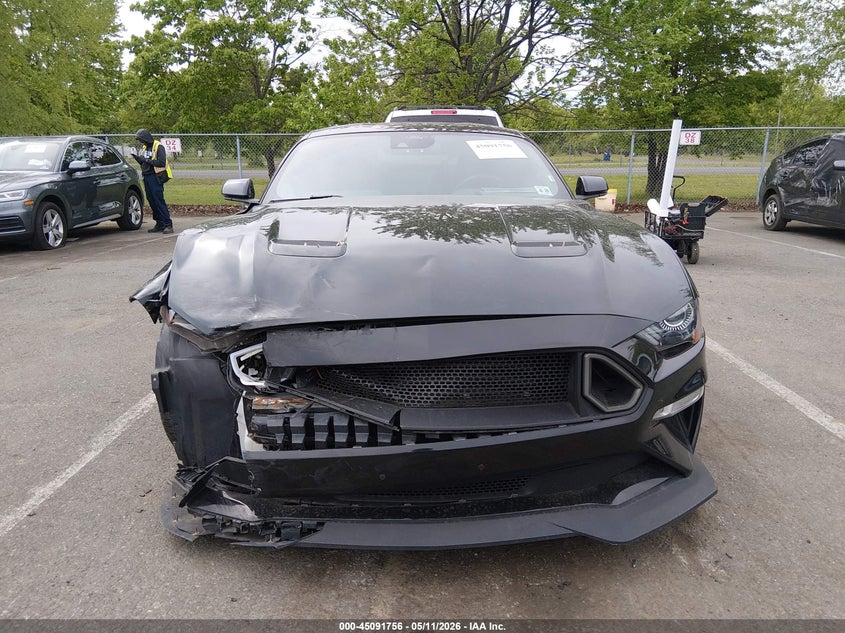 2021 Ford Mustang VIN 1FA6P8CF7M5111373 IAAI salvage auction — RIGHT FRONT, Salvage (New Jersey), sold $15,000 on 2026-07-30 (photo 6)
