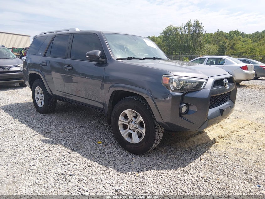 2014 Toyota 4runner VIN JTEZU5JR0E5072487 IAAI salvage auction — REAR END, Salvage (Alabama), sold $8,000 on 2026-07-09 (photo 1)