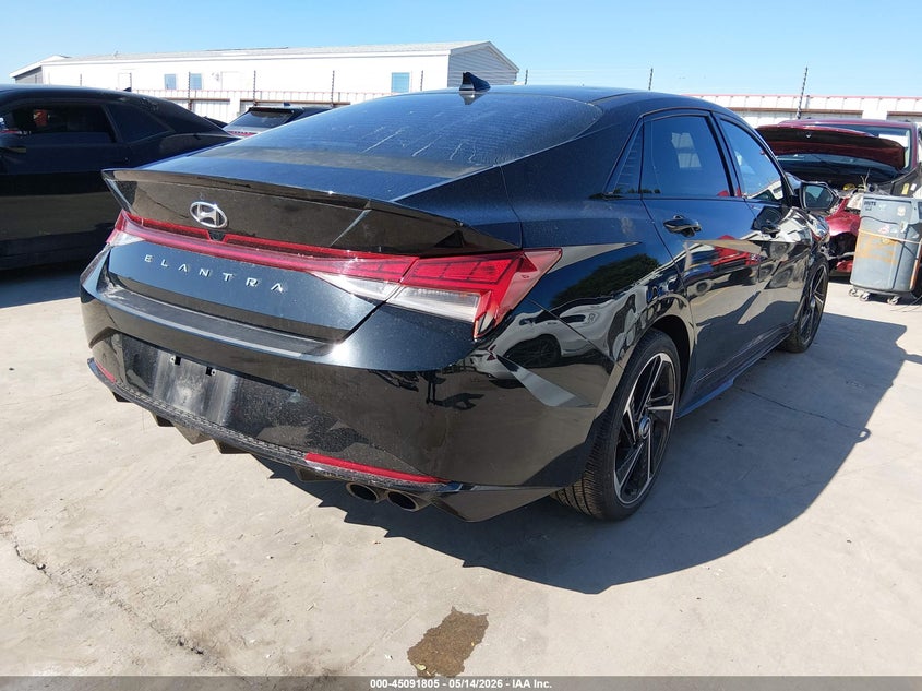 2023 Hyundai Elantra VIN KMHLR4AF2PU392183 IAAI salvage auction — FRONT END, Original (Texas), sold $1,600 on 2026-07-28 (photo 4)