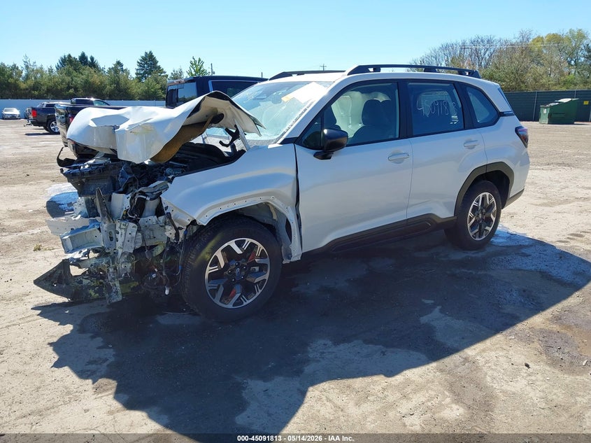 2025 Subaru Forester VIN JF2SLDAC0SH402302 IAAI salvage auction — FRONT END, Salvage (Indiana), sold $2,000 on 2026-07-07 (photo 2)