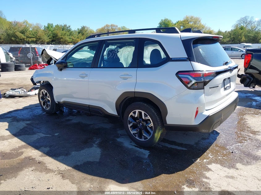 2025 Subaru Forester VIN JF2SLDAC0SH402302 IAAI salvage auction — FRONT END, Salvage (Indiana), sold $2,000 on 2026-07-07 (photo 3)