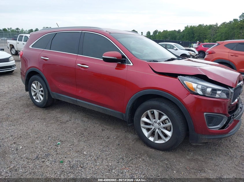 2016 Kia Sorento VIN 5XYPG4A35GG145971 IAAI salvage auction — FRONT END, Salvage (South Carolina), sold $2,100 on 2026-07-08 (photo 1)