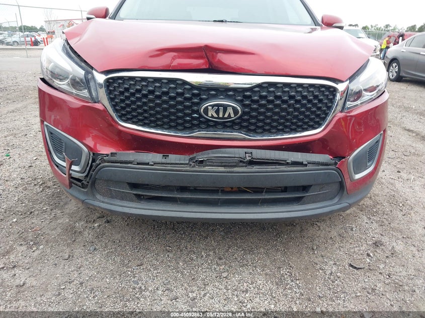 2016 Kia Sorento VIN 5XYPG4A35GG145971 IAAI salvage auction — FRONT END, Salvage (South Carolina), sold $2,100 on 2026-07-08 (photo 6)