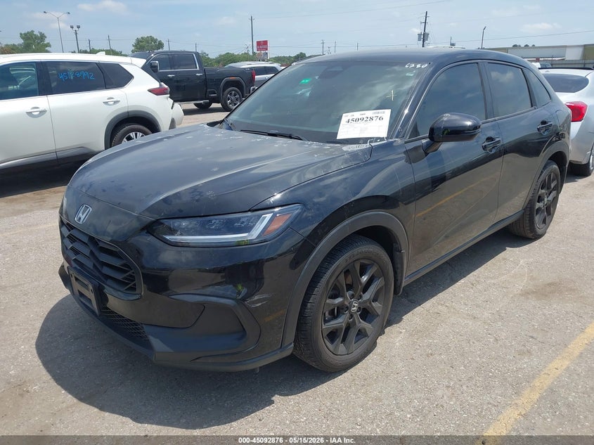 2024 Honda Hr-v VIN 3CZRZ1H52RM746280 IAAI salvage auction — RIGHT FRONT, Original (Texas), sold $8,575 on 2026-07-29 (photo 2)