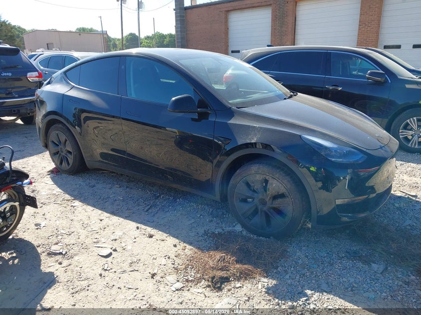 2025 Tesla Model y VIN 7SAYGDED4SA377551 IAAI salvage auction — REAR END, Salvage (North Carolina), sold $12,200 on 2026-07-16 (photo 1)