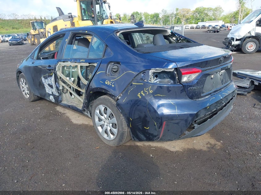 2020 Toyota Corolla VIN 5YFEPRAEXLP068428 IAAI salvage auction — LEFT SIDE, Salvage (Idaho), sold $3,800 on 2026-07-09 (photo 3)