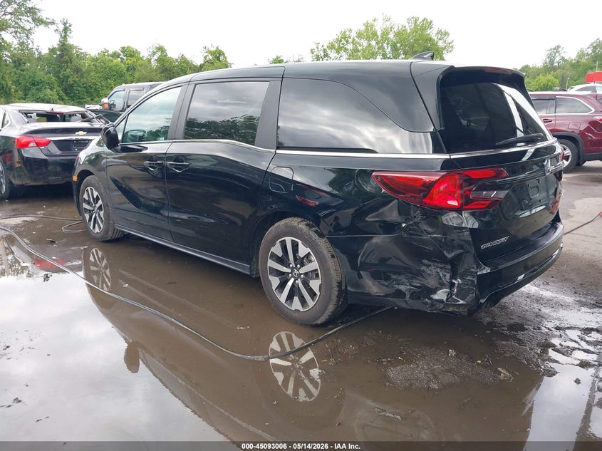 2026 Honda Odyssey VIN 5FNRL6H63TB025149 IAAI salvage auction — LEFT REAR, Salvage - Greater Than 75% (Maryland), sold $20,050 on 2026-07-09 (photo 3)