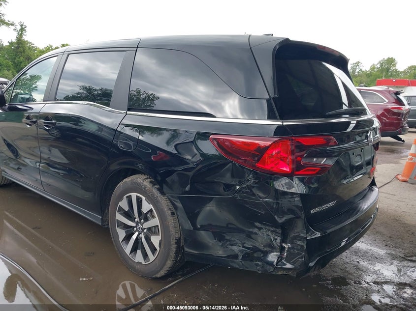 2026 Honda Odyssey VIN 5FNRL6H63TB025149 IAAI salvage auction — LEFT REAR, Salvage - Greater Than 75% (Maryland), sold $20,050 on 2026-07-09 (photo 6)
