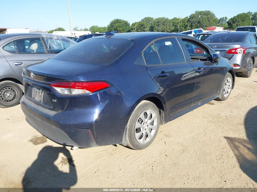 2025 Toyota Corolla VIN 5YFB4MDE3SP266552 IAAI salvage auction — HAIL, Original (Texas), sold $11,800 on 2026-07-28 (photo 4)