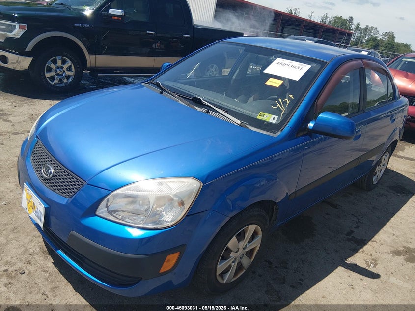 2009 Kia Rio VIN KNADE223196491658 IAAI salvage auction — LEFT & RIGHT, Salvage (West Virginia), sold $225 on 2026-07-09 (photo 2)