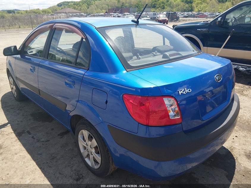 2009 Kia Rio VIN KNADE223196491658 IAAI salvage auction — LEFT & RIGHT, Salvage (West Virginia), sold $225 on 2026-07-09 (photo 3)