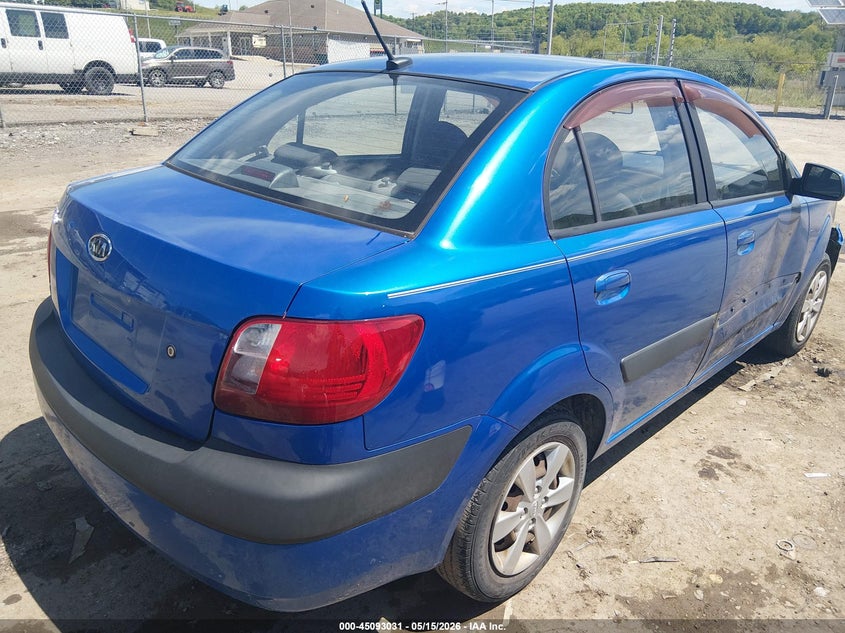 2009 Kia Rio VIN KNADE223196491658 IAAI salvage auction — LEFT & RIGHT, Salvage (West Virginia), sold $225 on 2026-07-09 (photo 4)
