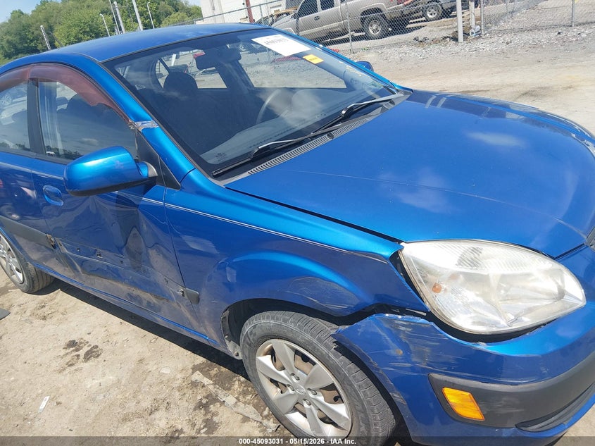 2009 Kia Rio VIN KNADE223196491658 IAAI salvage auction — LEFT & RIGHT, Salvage (West Virginia), sold $225 on 2026-07-09 (photo 6)