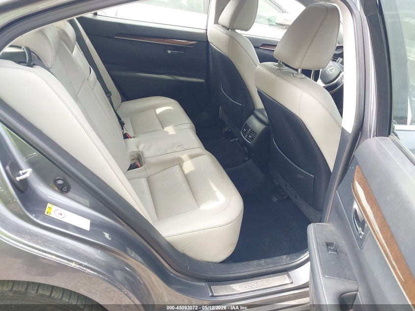 2014 Lexus ES VIN JTHBK1GG7E2116723 IAAI salvage auction — LEFT SIDE, Salvage (North Carolina), sold $3,200 on 2026-07-15 (photo 8)