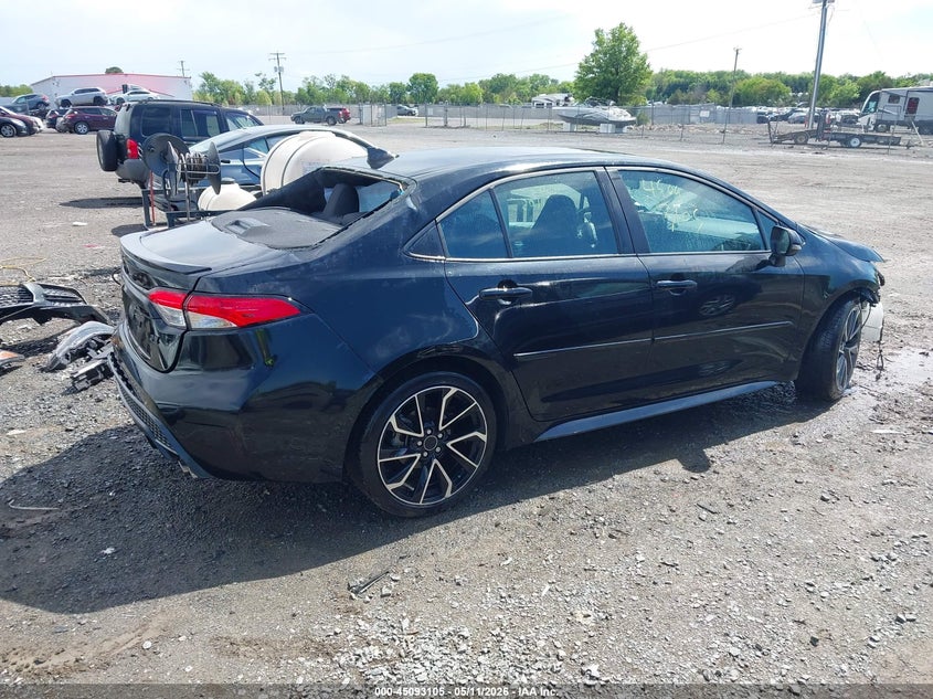 2022 Toyota Corolla VIN 5YFS4MCE4NP128072 IAAI salvage auction — FRONT & REAR, Salvage (Virginia), sold $2,500 on 2026-07-07 (photo 4)