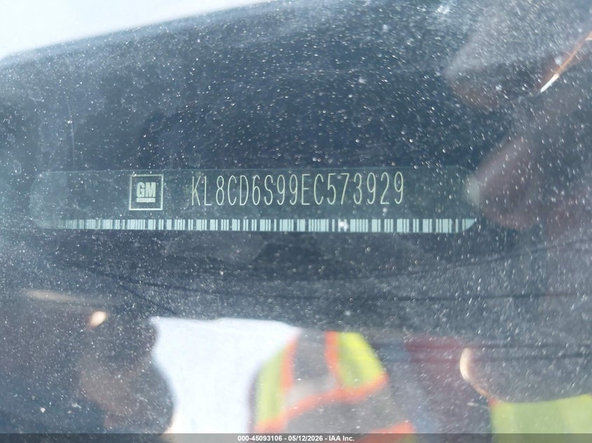 2014 Chevrolet Spark VIN KL8CD6S99EC573929 IAAI salvage auction — NORMAL WEAR, Original (Texas), sold $125 on 2026-07-27 (photo 9)