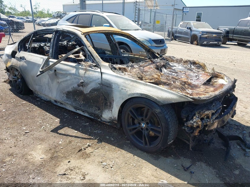 2018 BMW 3er VIN WBA8B7G59JNV11053 IAAI salvage auction — BURN, Bill Of Sale Destruction Only - Salvage (Ohio), sold $25 on 2026-07-23 (photo 1)