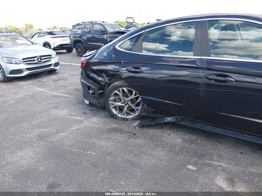 2023 Hyundai Sonata VIN KMHL64JA5PA281710 IAAI salvage auction — SIDE, Certificate Of Destruction (Florida), sold $2,650 on 2026-07-16 (photo 6)
