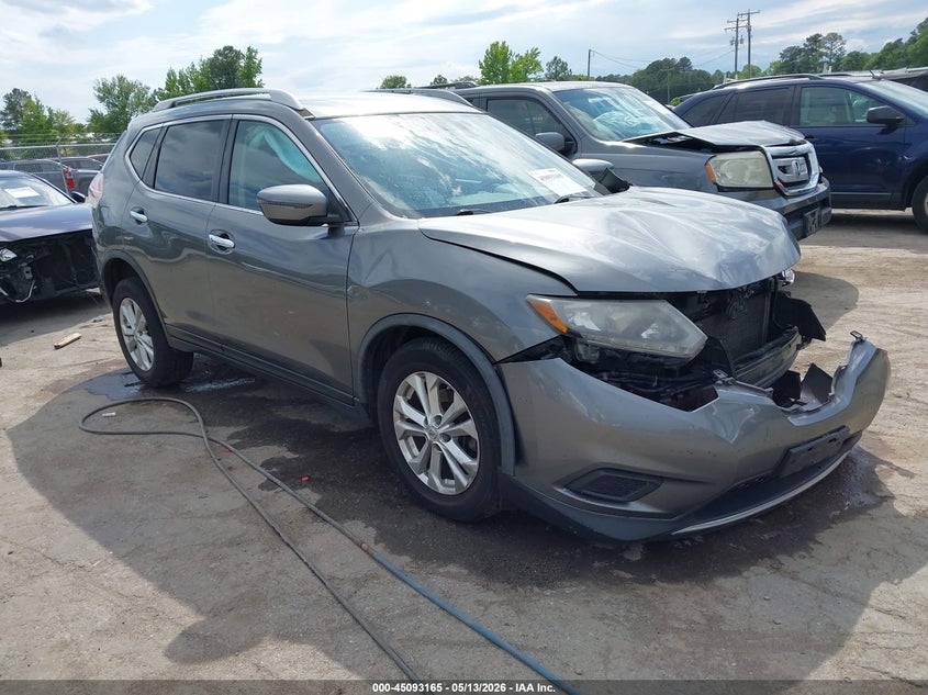2016 Nissan Rogue VIN JN8AT2MV1GW134718 IAAI salvage auction — LEFT SIDE, Salvage Title, sold $550 on 2026-07-18 (photo 1)
