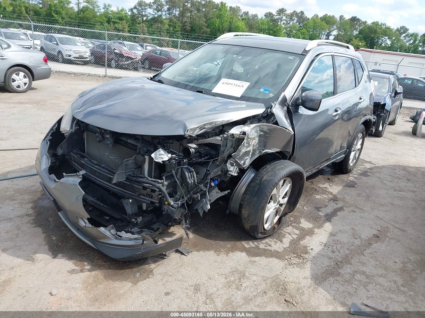 2016 Nissan Rogue VIN JN8AT2MV1GW134718 IAAI salvage auction — LEFT SIDE, Salvage Title, sold $550 on 2026-07-18 (photo 2)