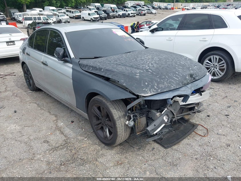 2016 BMW 3er VIN WBA8E9G51GNU28261 IAAI salvage auction — FRONT END, Salvage Title, sold $1,050 on 2026-08-19 (photo 1)