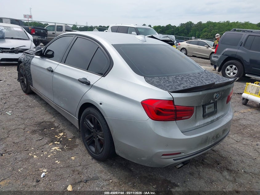 2016 BMW 3er VIN WBA8E9G51GNU28261 IAAI salvage auction — FRONT END, Salvage Title, sold $1,050 on 2026-08-19 (photo 3)