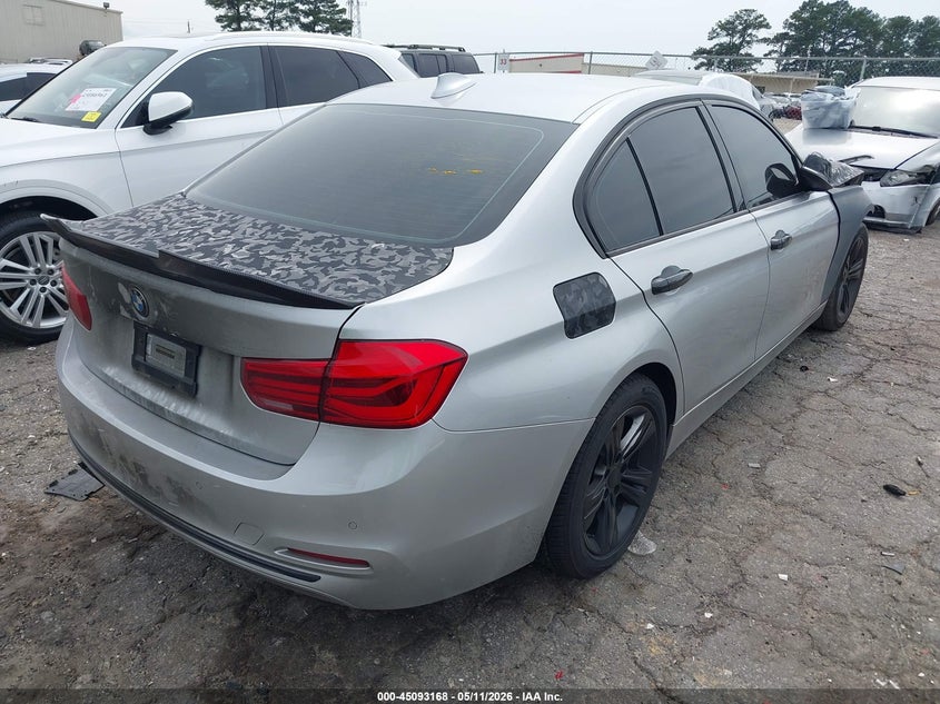 2016 BMW 3er VIN WBA8E9G51GNU28261 IAAI salvage auction — FRONT END, Salvage Title, sold $1,050 on 2026-08-19 (photo 4)