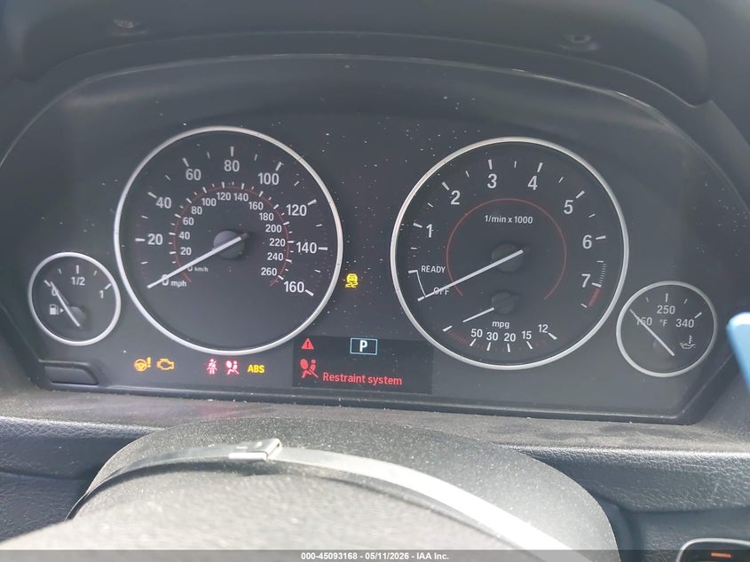 2016 BMW 3er VIN WBA8E9G51GNU28261 IAAI salvage auction — FRONT END, Salvage Title, sold $1,050 on 2026-08-19 (photo 7)