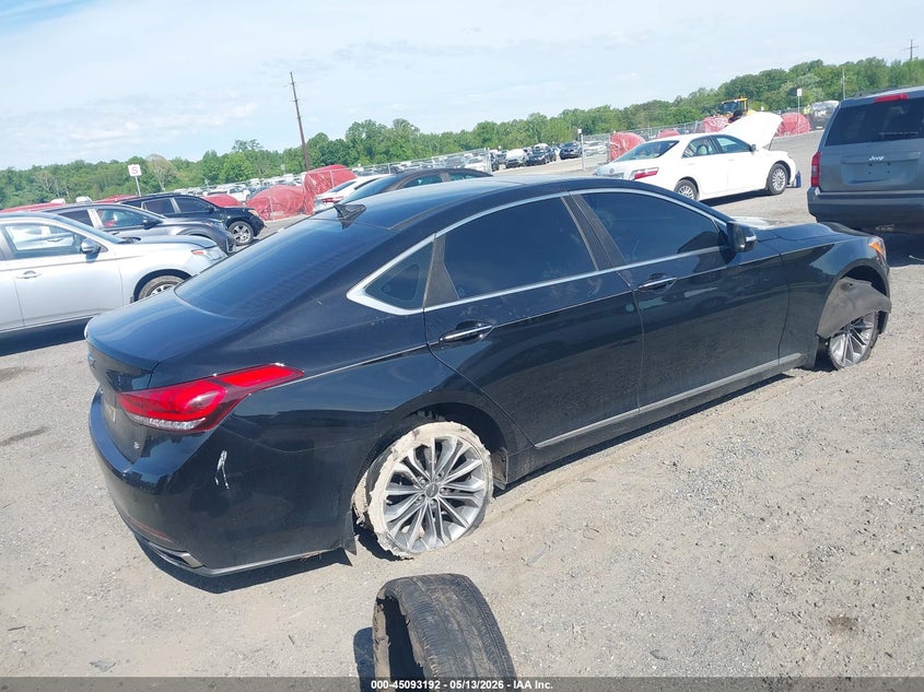 2016 Hyundai Genesis VIN KMHGN4JE0GU126987 IAAI salvage auction — RIGHT FRONT, Salvage - Greater Than 75% (Maryland), sold $1,950 on 2026-07-29 (photo 4)