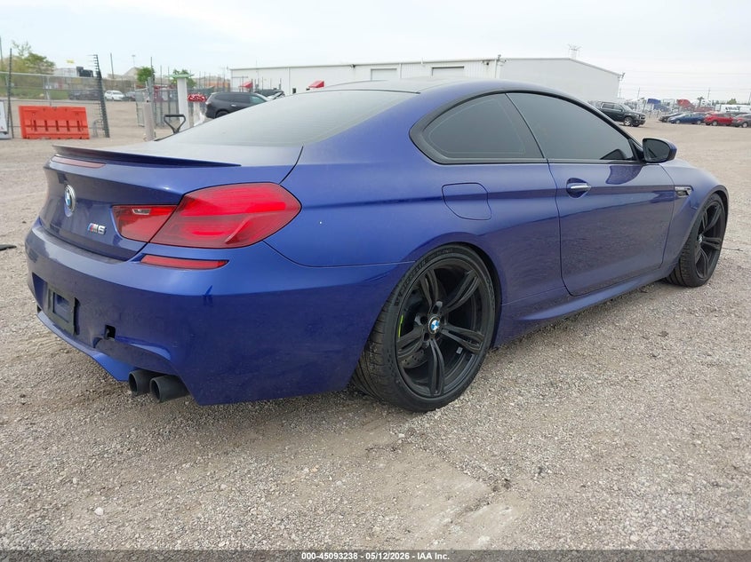 2014 BMW M6 VIN WBSLX9C51ED160577 IAAI salvage auction — LEFT REAR, Salvage (Illinois), sold $17,250 on 2026-08-26 (photo 4)