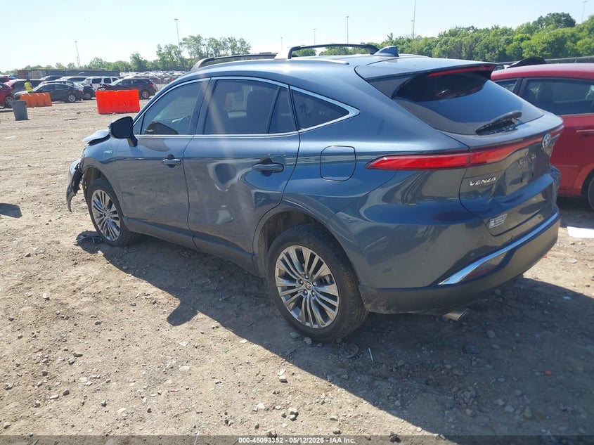 2021 Toyota Venza VIN JTEAAAAHXMJ070712 IAAI salvage auction — FRONT END, Salvage (Tennessee), sold $8,400 on 2026-07-30 (photo 3)